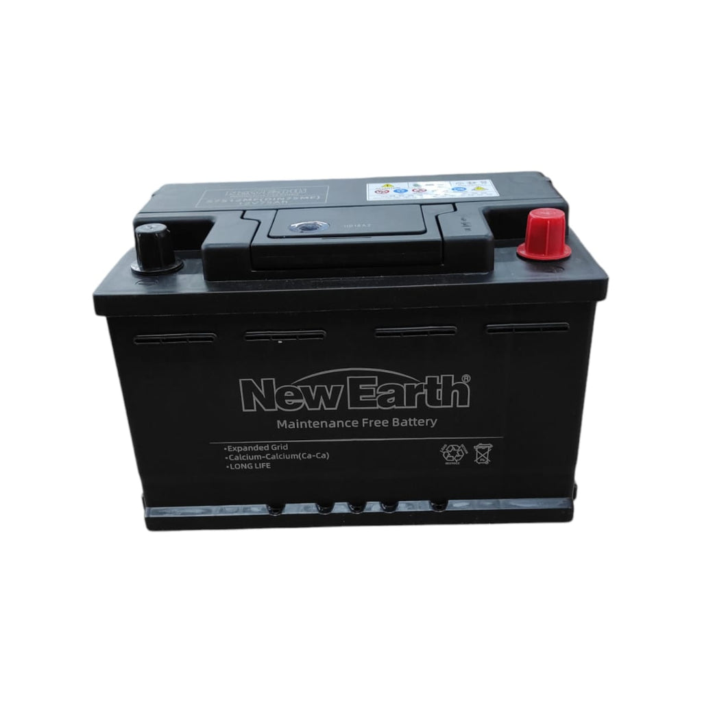 Batería 12V 75AH 500CCA Positivo Derecho New Earth