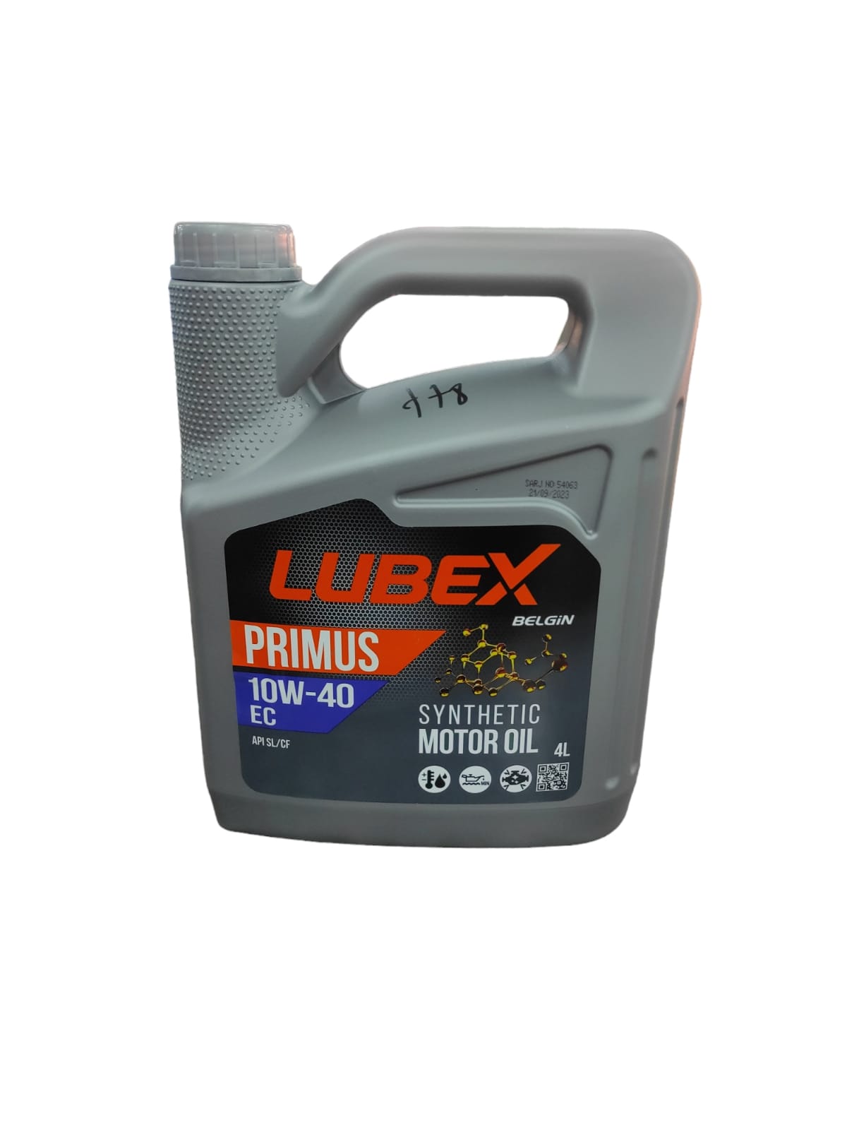 Bidón 10W-40 SL Sintético Lubex 4L RACO Santiago – Raco Importadora