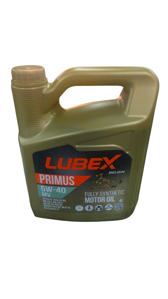 Bidón 5W-40 SN Sintético Lubex 4L